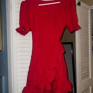 Size M, wrap dress from Shein